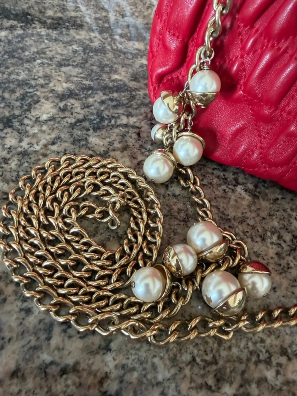 Christian Dior Red Gaufre Cannage Delices Mini Bag - Picture 4 of 14